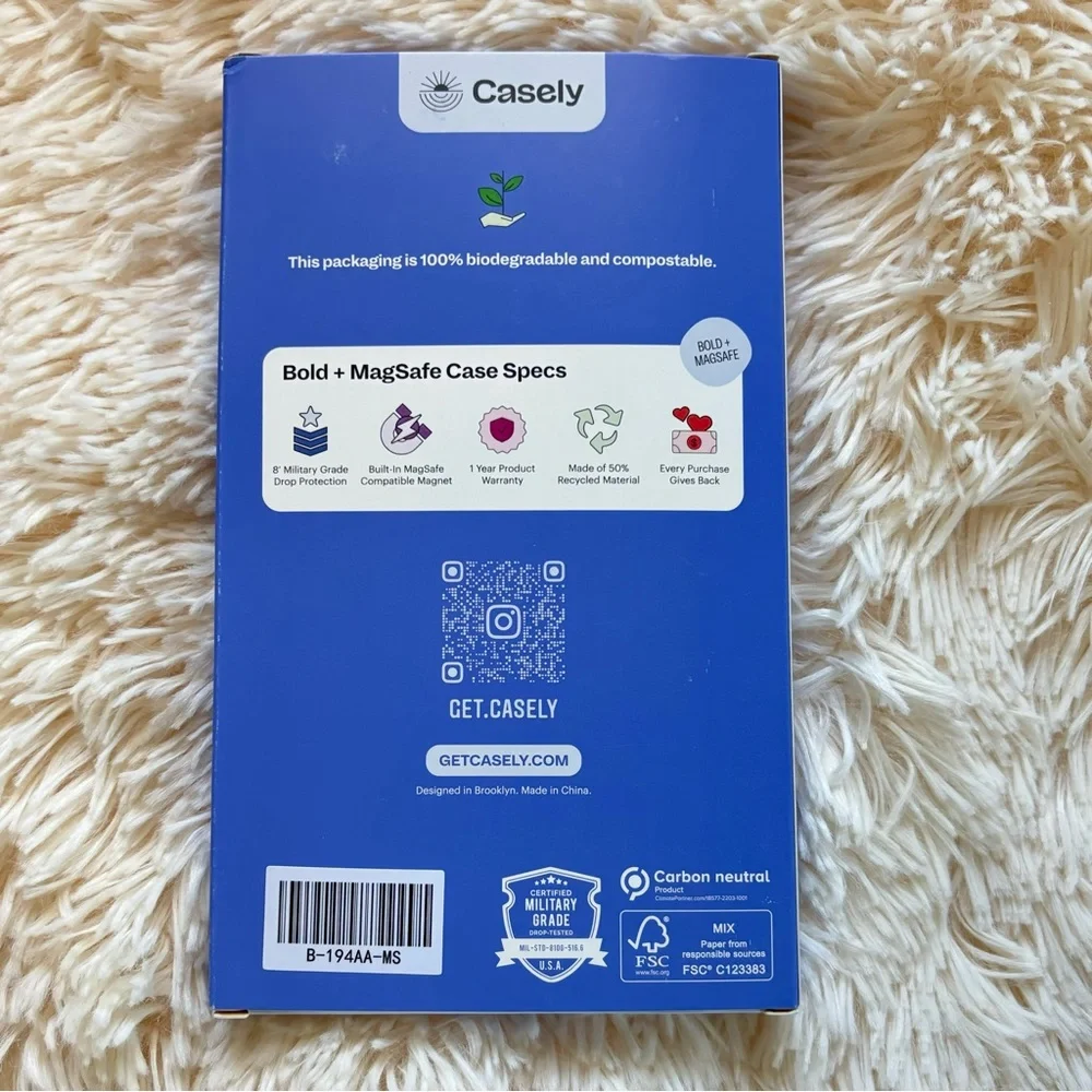 Casely Current MOOd Cow Print MagSafe Phone Case for iPhone 15 NIB